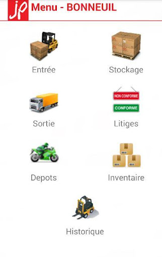 PortailStockeurApp Screen 2