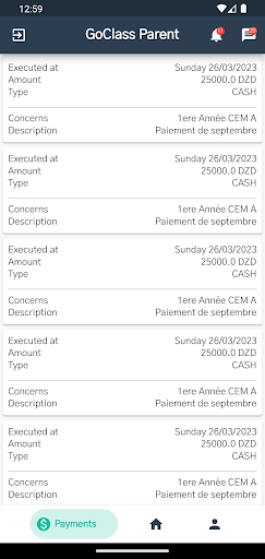 GoClass - Parent Screen 3