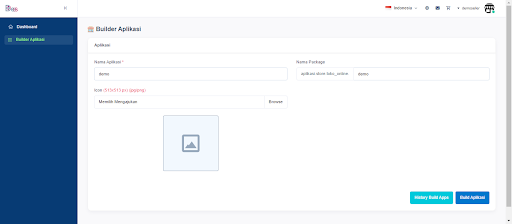 App Builder Toko Online Screen 2