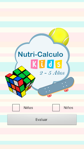 Android application Nutri-Calculo Kids 2-5 Años screenshort