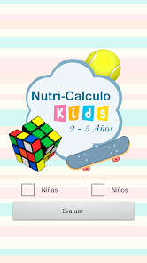 Nutri-Calculo Kids 2-5 Años 1.004 APK + Mod (Unlimited money) إلى عن على ذكري المظهر