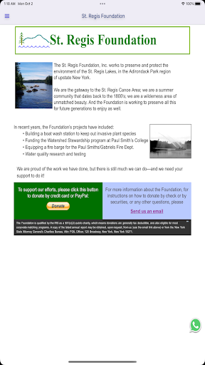 Android application St Regis Lakes screenshort