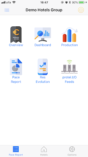 Android application BIRDS Reporting screenshort