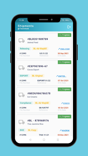 AMS Logistics Screen 2