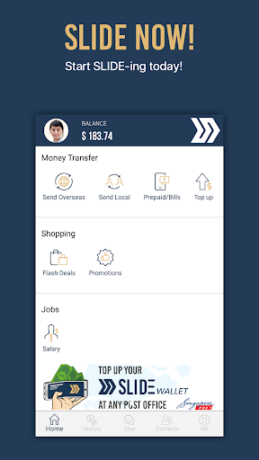 Android application SLIDE Member screenshort