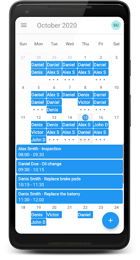 Schedule Up!: Appointment app Screen 2