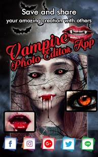 Vampire Photo Editor App Capture d'écran