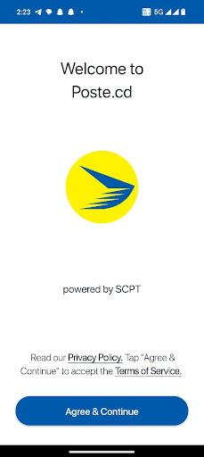 Android application Poste.cd screenshort