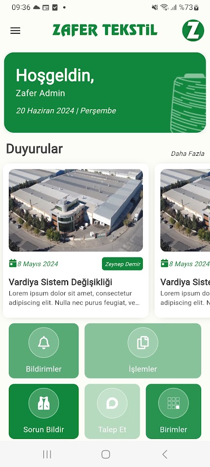 #6. Zafer Tekstil (Android) By: ZAFER TEKSTİL