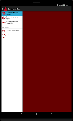 Android application Emergency Alert screenshort