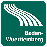 Baden-Wuerttemberg Map offline icon