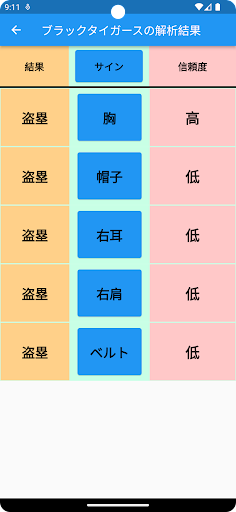 山崎くん21-野球のサイン解読アプリ- Screen 2