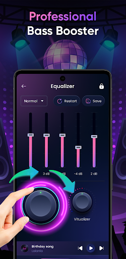 Equalizer Volume Bass Booster Screenshot 3 - AppWisp.com