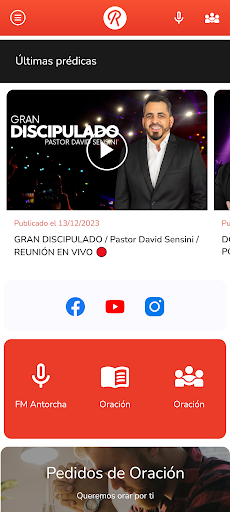 Android application Redil TV screenshort