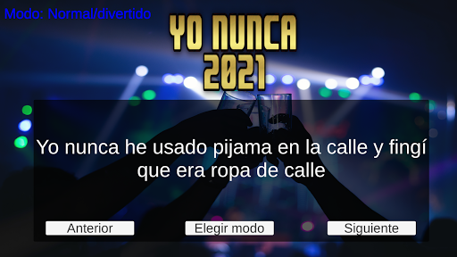 Yo Nunca 2021 - Clásico social Screen 2
