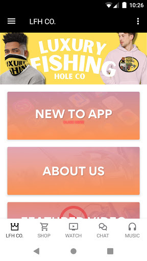 Android application Luxury Fishing Hole Company screenshort