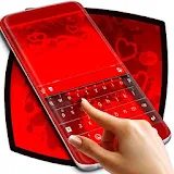 Stylish Red Love Keyboard icon