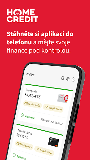Android application Home Credit CZ screenshort