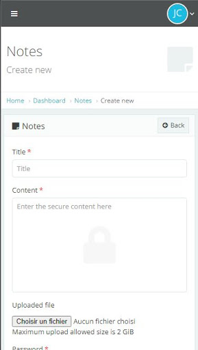 Secret Note Screen 2