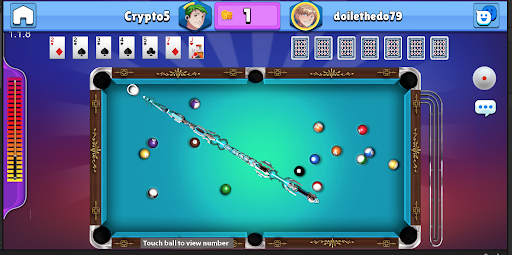 Android application Pool Billard Tour Online screenshort