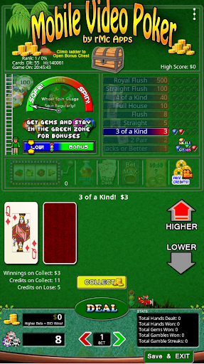 Video Poker - Classic Screen 3