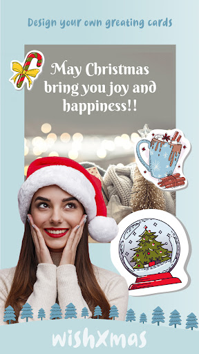 Android application Christmas cards – wishXmas screenshort