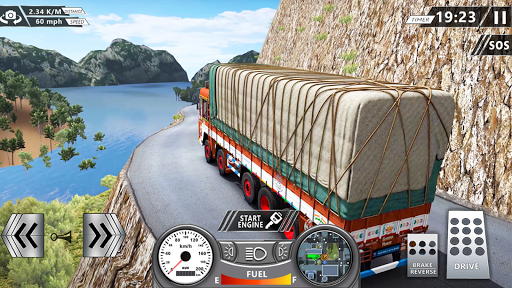 Indian Truck Offroad Cargo Delivery: Offline Games screenshots 9