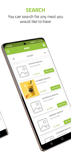 Android application Smoothie Factory screenshort