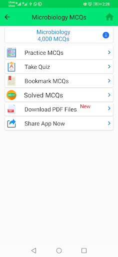 Microbiology Solved MCQs Screen 2