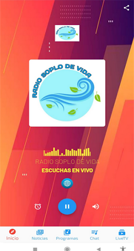Android application Radio Soplo De Vida screenshort