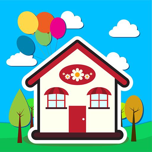 3D Coloring - Playing House 2  Icon