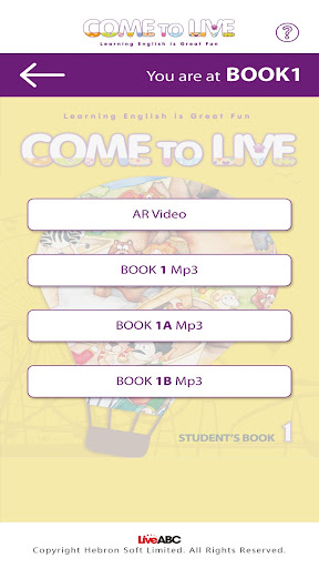 Come To Live AR Screen 3