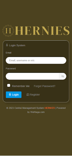 Android application Hernies System screenshort