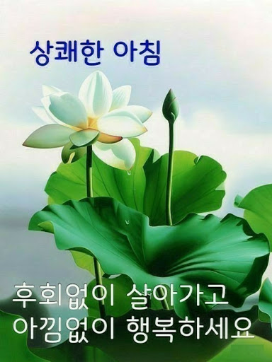 좋은 아침과 좋은 밤 이미지 2021