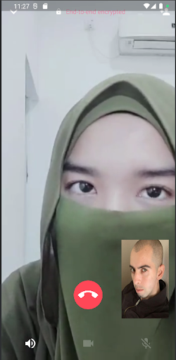 Muslim Girlfriend Fake Call Screen 2
