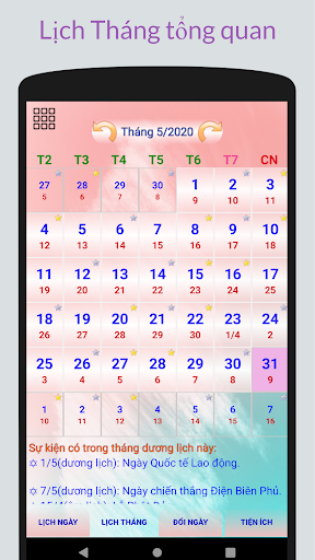 Lịch Vạn Niên 2024 - Âm Lịch Screen 3