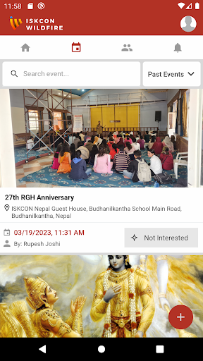 ISKCON Wildfire Screen 3