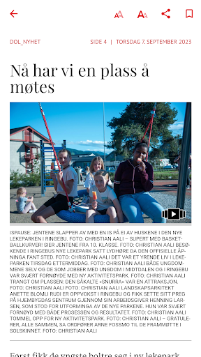 Dølen eAvis Screen 2