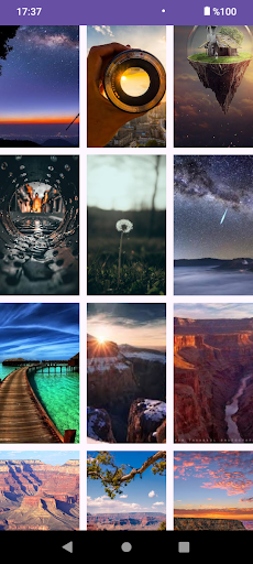 Android application Galerim screenshort