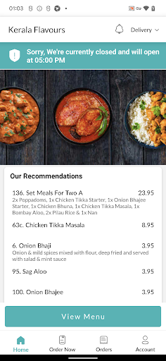 Kerala Flavours Screen 2