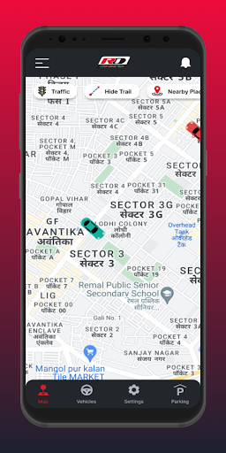 RD TRACKER Screen 3