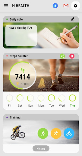 Steps and fitness app tracker Screen 3