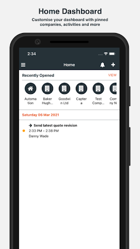 Android application Clarity Go screenshort
