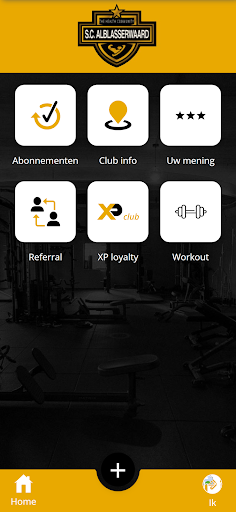 Android application Sportcentrum Alblasserwaard screenshort