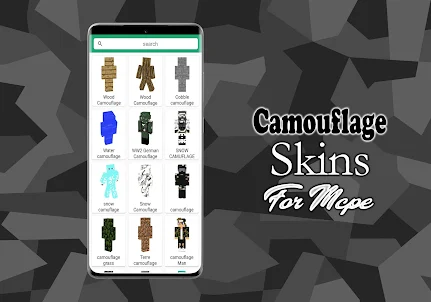 Camouflage Skins for Mcpe