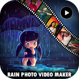Rainy Photo Video Music Maker icon