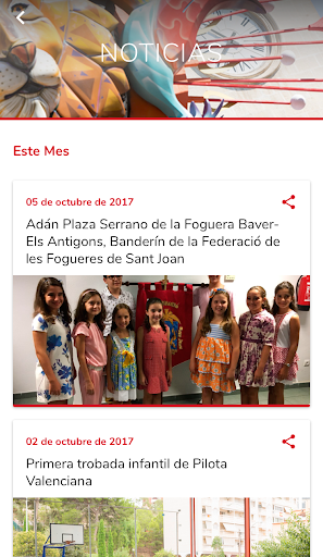 Android application FoguerApp screenshort