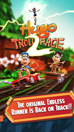 Game screenshot Hugo Troll Race 2: Rail Rush mod apk