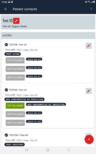 DR TB Contact Investigation