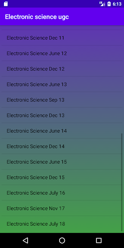 Electronic Science - UGC NET Screen 3